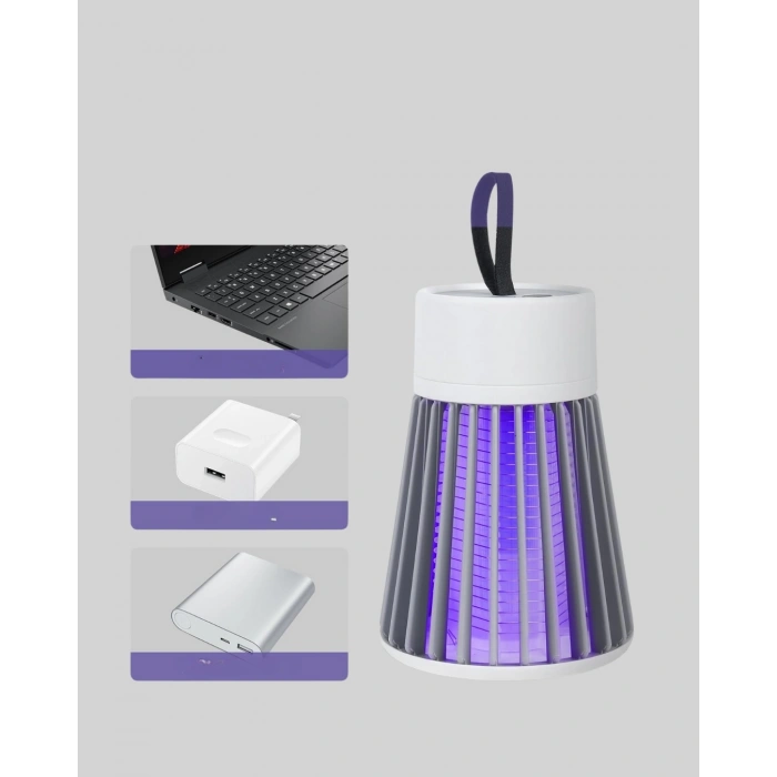 CEYLAN ADAM 2’si 1 Arada LED Işıklı Elektrikli Böcek Öldürücü