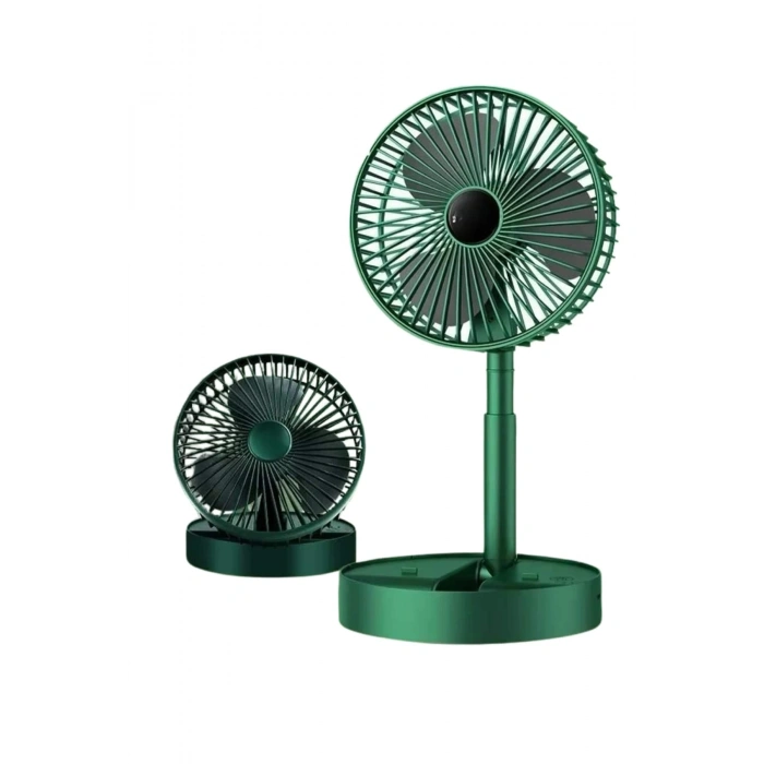 CEYLAN ADAM 3 Kademe Hız Ayarlı Vantilatör Telefon Standlı Şarjlı Katlanabilir Soğutucu Pervane