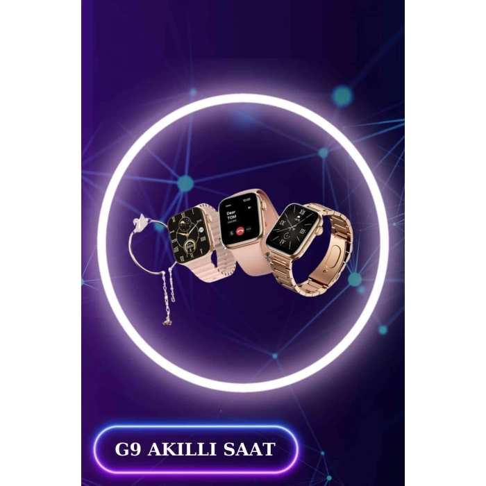 CEYLAN ADAM 3 Kordonlu Dokunmatik Ekran Akıllı Saat ve 2.Nesil Kablosuz Bluetooth Kulaklık ANC/ENC