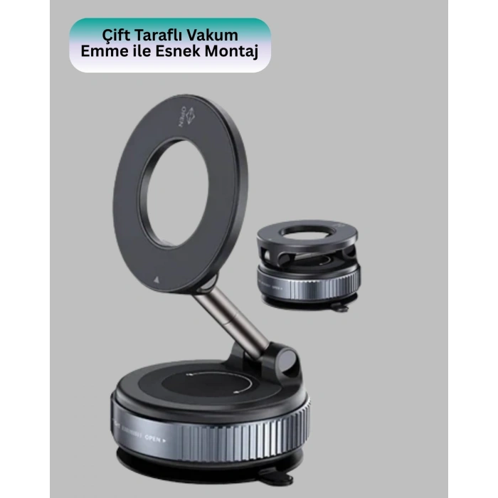 CEYLAN ADAM 360 Derece Ayarlanabilir Manyetik Araç Telefon Standı