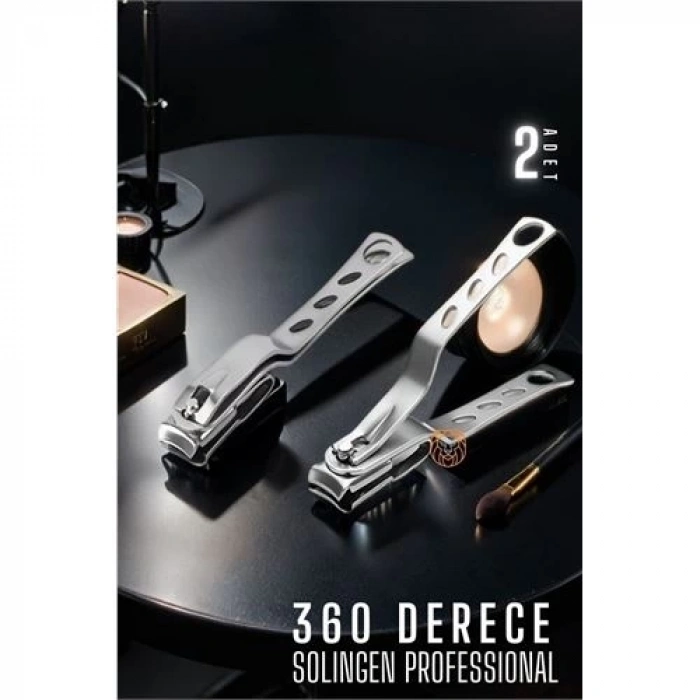 CEYLAN ADAM 360 Derece Tırnak Makası 2 ADET Solingen Profesyonel