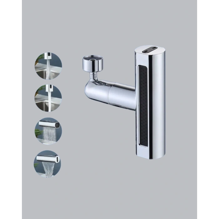 CEYLAN ADAM 360° Dönebilen Musluk Başlığı 4 Fonksiyonlu Su Tasarruflu ve Dayanıklı