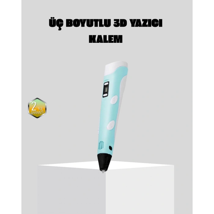 CEYLAN ADAM 3D Kalem Ergonomik ve 1.75 mm Filament Destekli FDM Yazıcı Kalemi