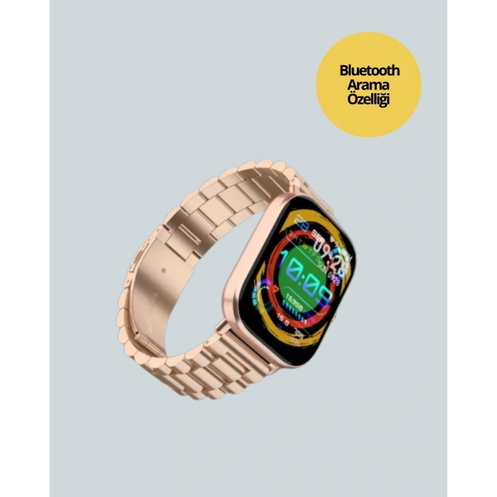 CEYLAN ADAM 41 mm Kavisli Kasa Akıllı Saat IOS ve Android Uyumlu