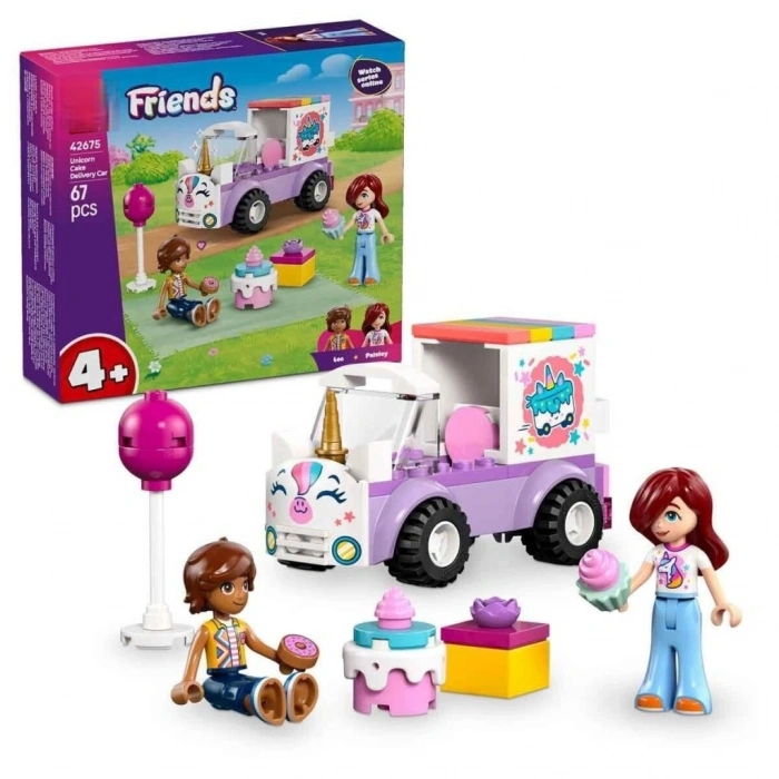 CEYLAN ADAM 42675 Friends Unicorn Pasta Dağıtım Aracı 67 parça +4 yaş