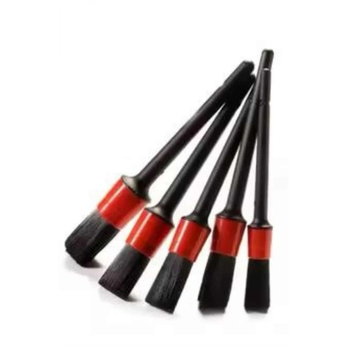 CEYLAN ADAM 5 Adet Oto Detaylı Temizleyici Araç İçi Temizlik Fırça Seti Koltuk Döşeme Kapı Toz Alma Fırçası