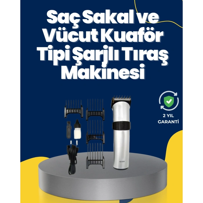 CEYLAN ADAM 5 Farklı Kesim Tarağıyla Gelen Çok Amaçlı Tıraş Cihazı