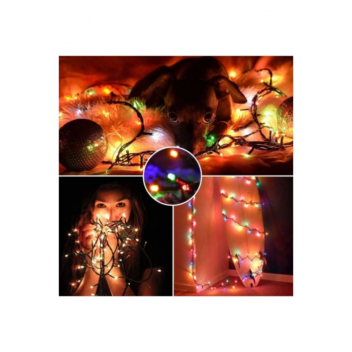 CEYLAN ADAM 5 Metre Ampul LED Işık Renkli RGB Çok Renkli Led Aydınlatma