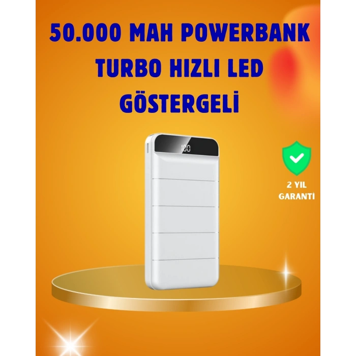 CEYLAN ADAM 50000mAh LED Göstergeli Taşınabilir Şarj Cihazı