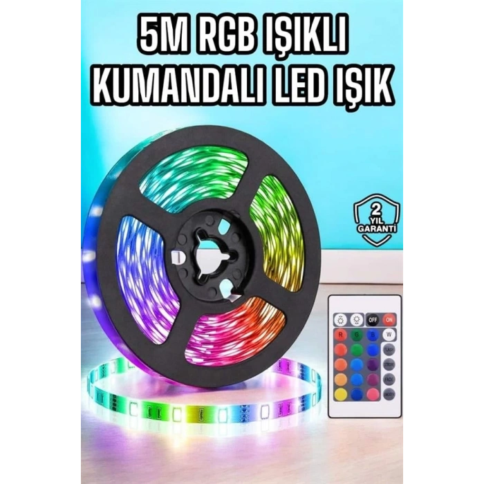 CEYLAN ADAM 5M RGB Işıklı Her Ortama Uygun Led Işık
