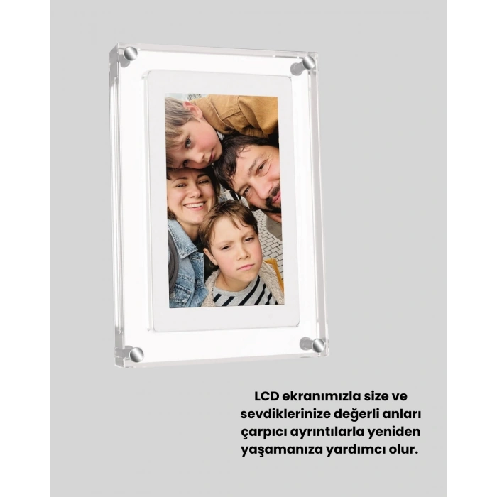 CEYLAN ADAM 7 İnç IPS Ekranlı Dijital Çerçeve – Yüksek Parlaklık ve 4GB Dahili Hafıza