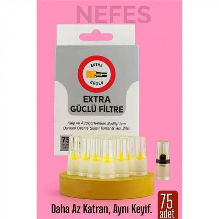 CEYLAN ADAM 75Lİ Filtreli Ağzılık Extra Güçlü Sigara Filtresi