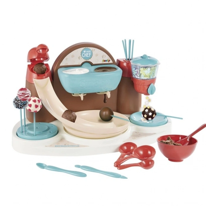 CEYLAN ADAM 7600312115 Smoby Chef Cake Pops Fabrikası Oyun Seti