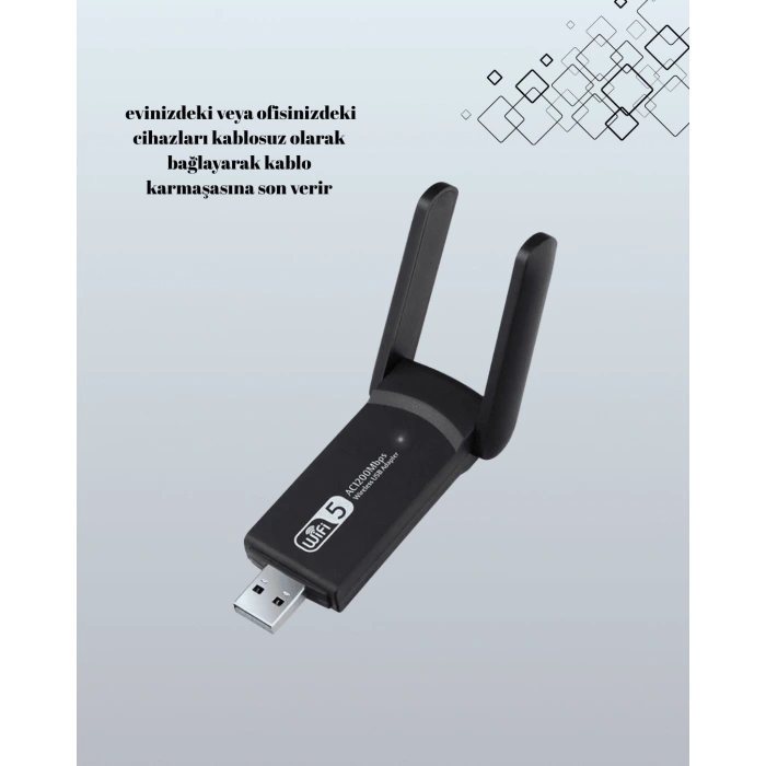 CEYLAN ADAM AC1200 USB WiFi Adaptör