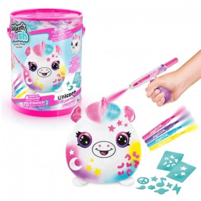 CEYLAN ADAM Airbrush Plush Peluş Squish Boya Kutusu Hobi Seti