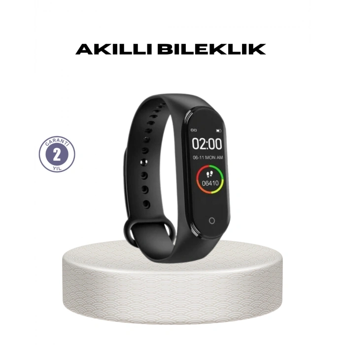 CEYLAN ADAM Akıllı Bileklik 0.96 İnç Ekran Kalp Atışlı Kan Basınçlı IP67 Suya Dayanıklı