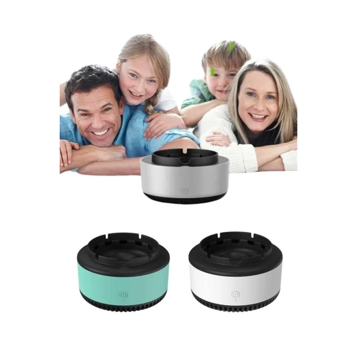 CEYLAN ADAM Akıllı Kokusuz Küllük Dumanı İçine Çeken Kül Tablası Hava Temizleyici