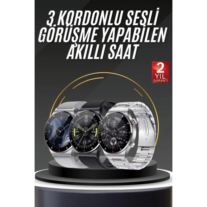 CEYLAN ADAM Akıllı Saat Adımsayar Nabız Ölçer Titreşim Özellikli Çağrı Cevaplama Sosyal Medya