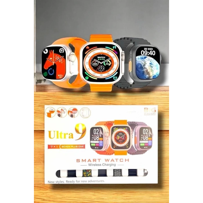 CEYLAN ADAM Akıllı Saat Bluetooth Bağlantılı 2.09 İnç HD Ekran ve Çok Yönlü Sağlık Takibi