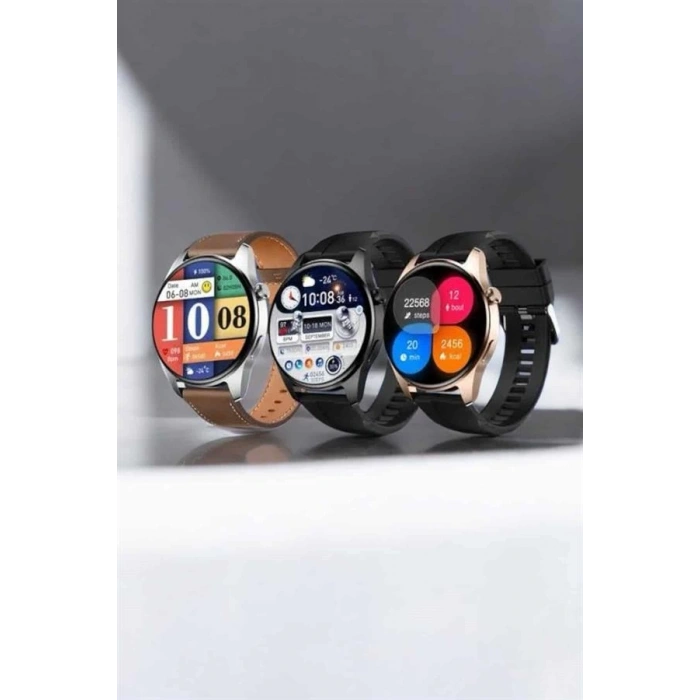 CEYLAN ADAM Akıllı Saat Bluetooth Bağlantılı Amoled Ekran Uyku ve Sağlık Takibi