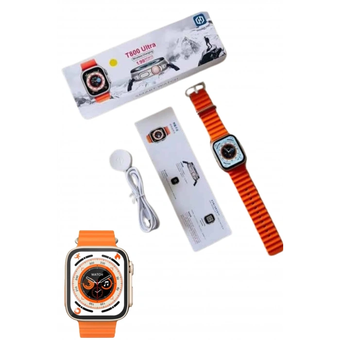 CEYLAN ADAM Akıllı Saat Kordon Hediyeli Güçlü Batarya Kapasiteli Titreşimli Bildirim Görme Unisex