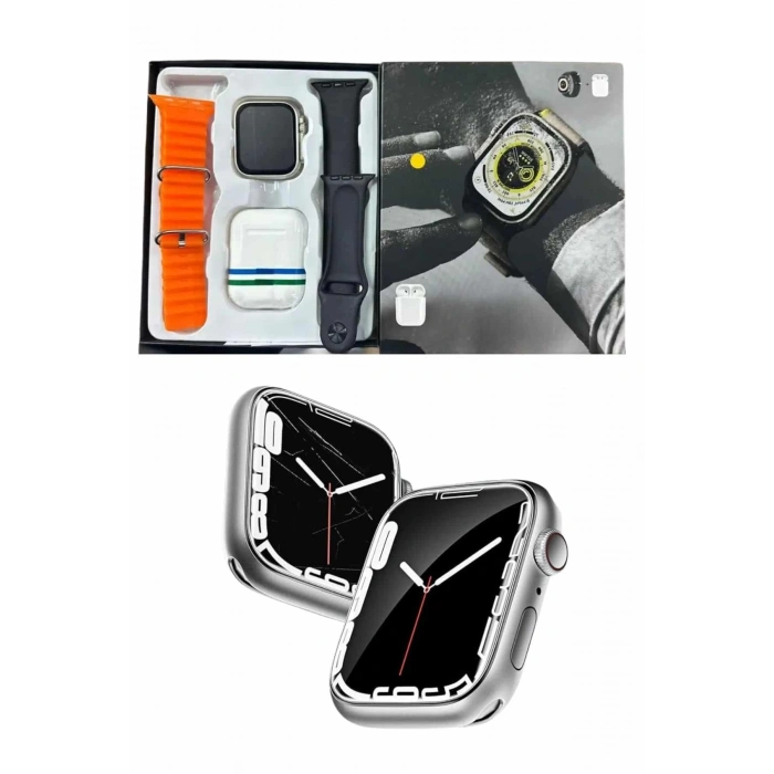 CEYLAN ADAM Akıllı Saat Kulaklık Hediyeli Uyku ve Sağlık Takibi Yapabilen Uzun Ömürlü