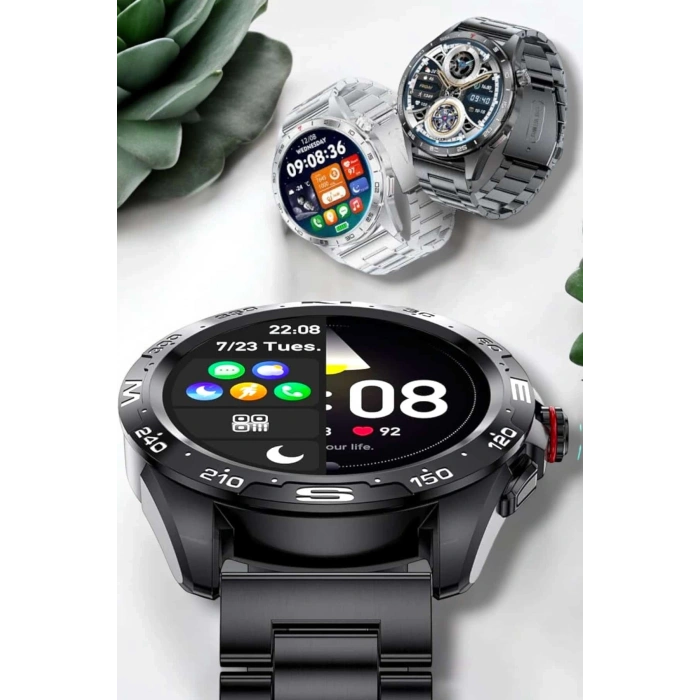 CEYLAN ADAM Akıllı Saat Sağlık ve Fitness Takibi Bluetooth Bağlantılı Dokunmatik Ekran