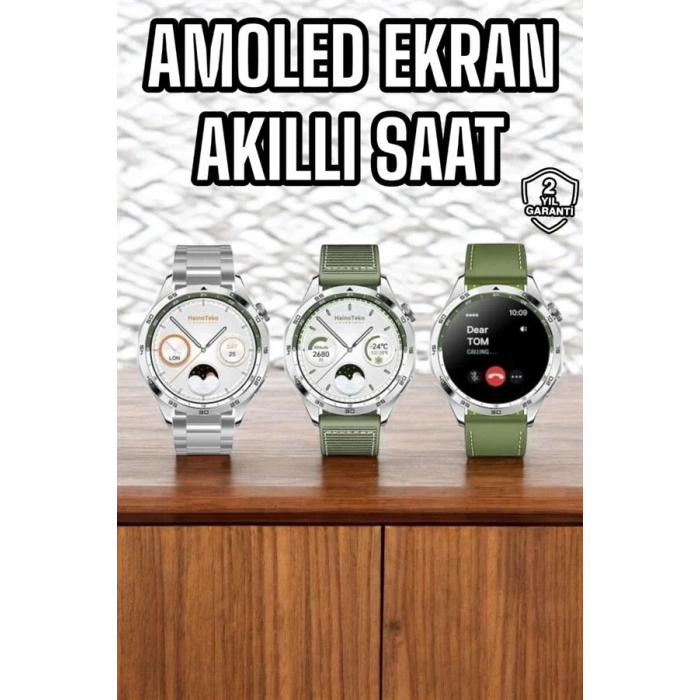 CEYLAN ADAM Akıllı Saat Sesli Görüşme Uyku ve Sağlık Takibi NFC Uyumlu