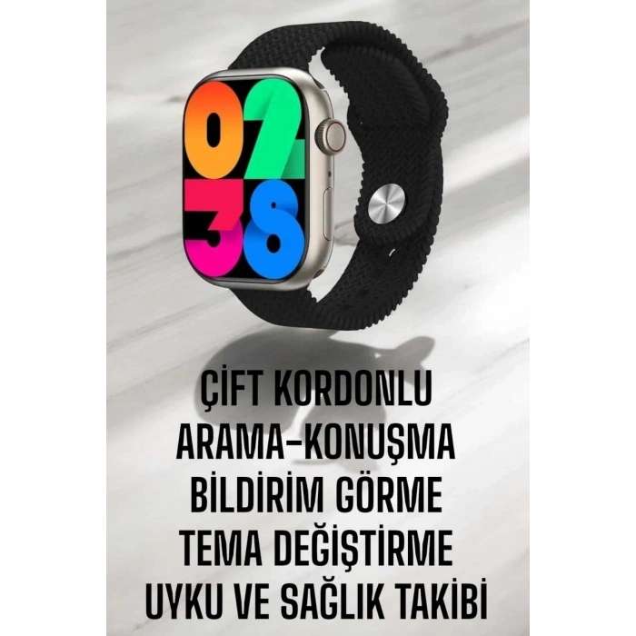 CEYLAN ADAM Akıllı Saat Tema Değiştirme Uyku ve Sağlık Takibi Bluetooth Bağlantılı