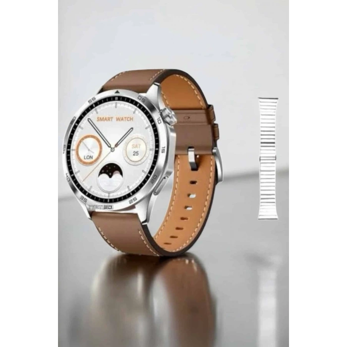 CEYLAN ADAM Akıllı Saat Titreşimli Amoled Ekran Uyku ve Sağlık Takibi Sesli Görüşme