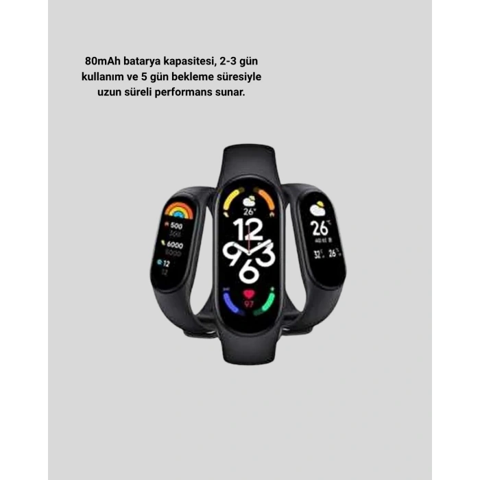 CEYLAN ADAM Akıllı Spor Bilekliği – Kalp Atış, Kan Basıncı, Uyku Takip ve Bildirim Özellikli