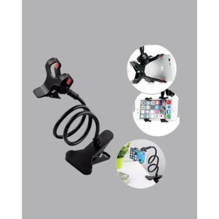 CEYLAN ADAM Akrobat Masaüstü Mandallı Telefon Tutucu 360 Derece Dönebilen