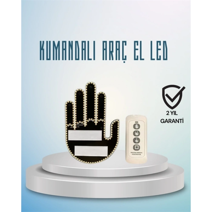 CEYLAN ADAM Aracınız İçin Eğlenceli ve Güvenli İletişim: LED Jest Lambası, Uzaktan Kumandalı, Kolay Montaj