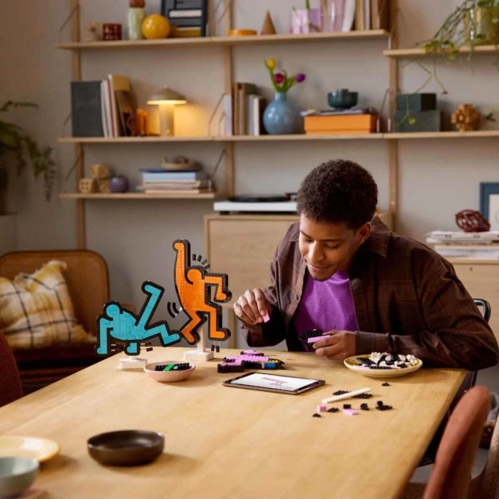 CEYLAN ADAM  Art Keith Haring – Dans Eden Figürler 31216