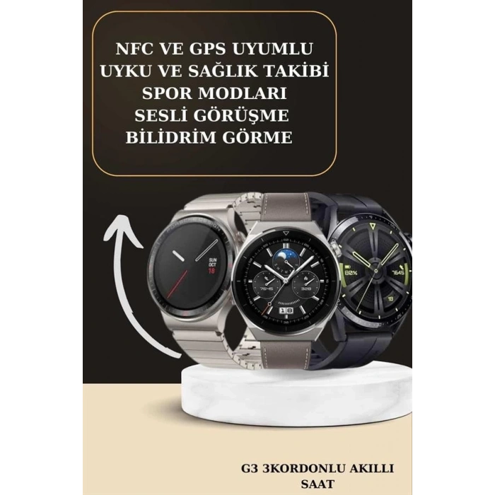 CEYLAN ADAM Aynalı Bluetooth Kulaklık Yeni Nesil Akıllı Saat Titreşimli Nabız Ölçer Spor Modları