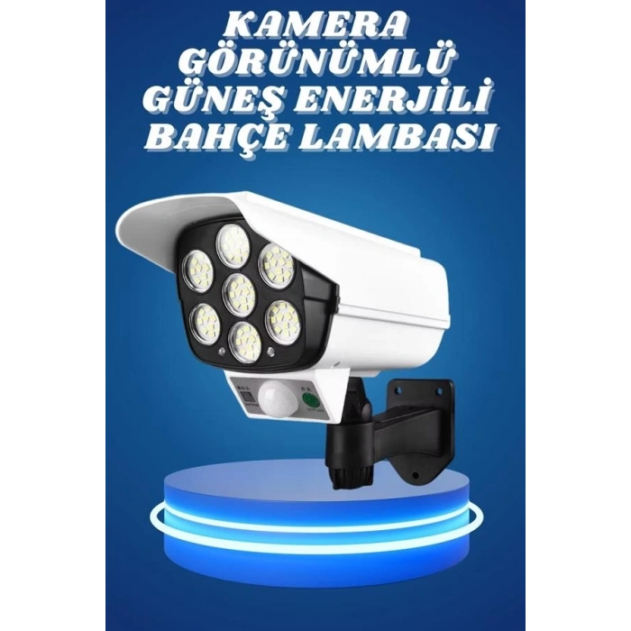 CEYLAN ADAM Bahçe Aydınlatması Hareket Sensörlü Led Aydınlatma Kamera Görünümlü