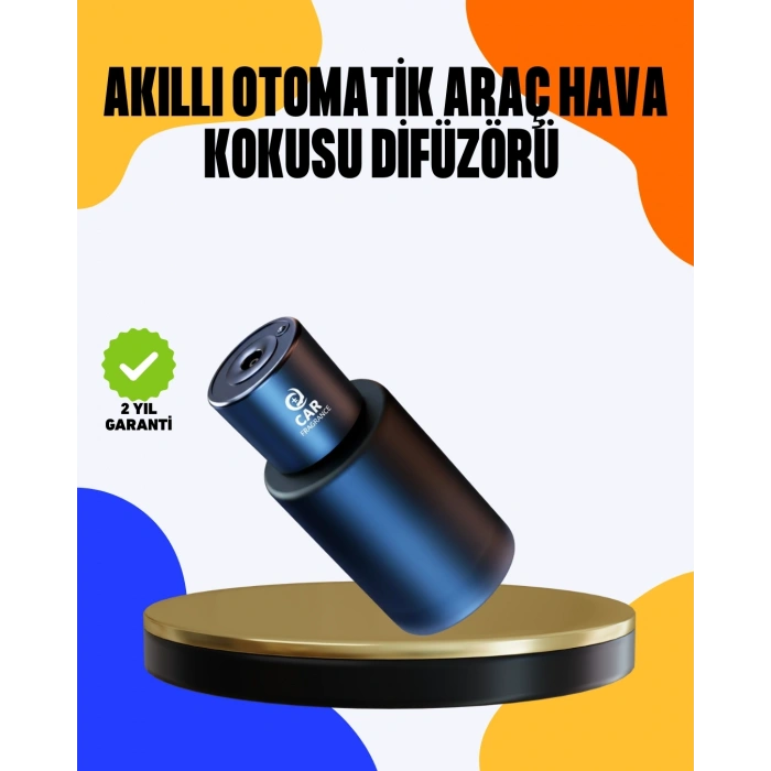 CEYLAN ADAM Bardaklık Uyumlu Şarjlı Oto Koku Aparatı Esans Dahil