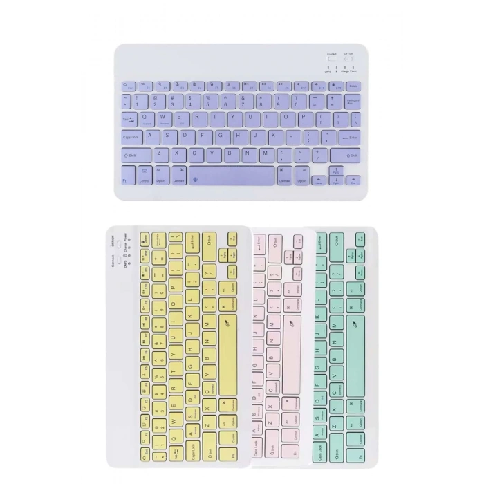 CEYLAN ADAM Bluetooh Wıreless Keyboard Siyah Q Klavye İOS Ipad Android Windows Uyumlu