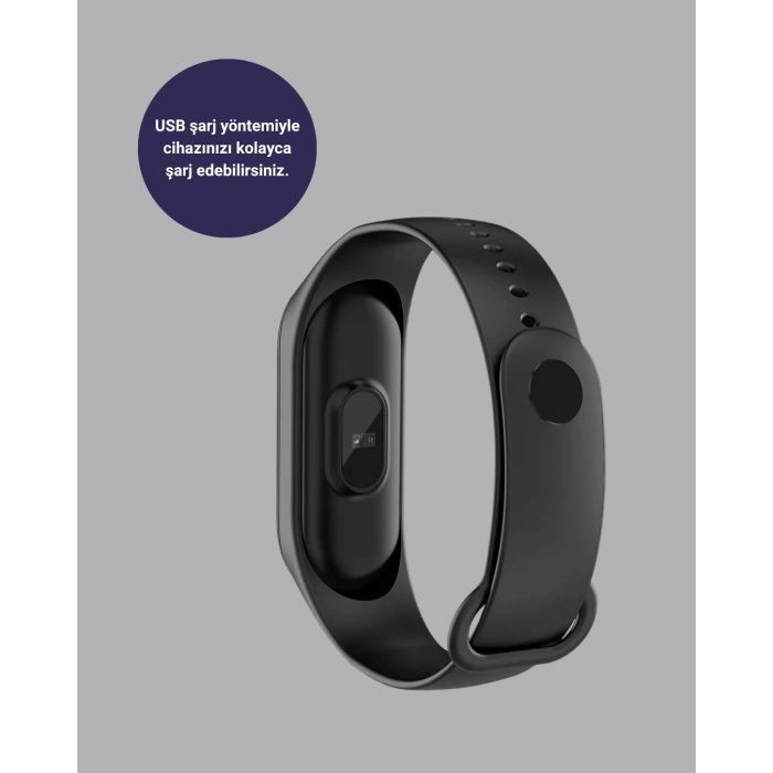 CEYLAN ADAM Bluetooth Akıllı Bileklik Spor Modlu Kalp Atış Takipli Uyku Analizli