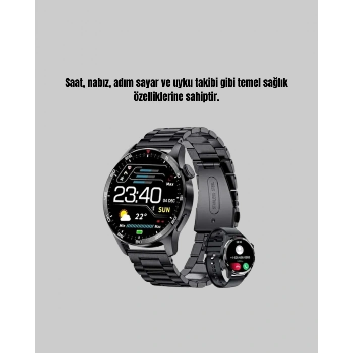 CEYLAN ADAM Bluetooth Akıllı Saat – Nabız, Adım Sayar, Uyku Takibi ve Spor Modlarıyla Akıllı Yaşam Asistanı