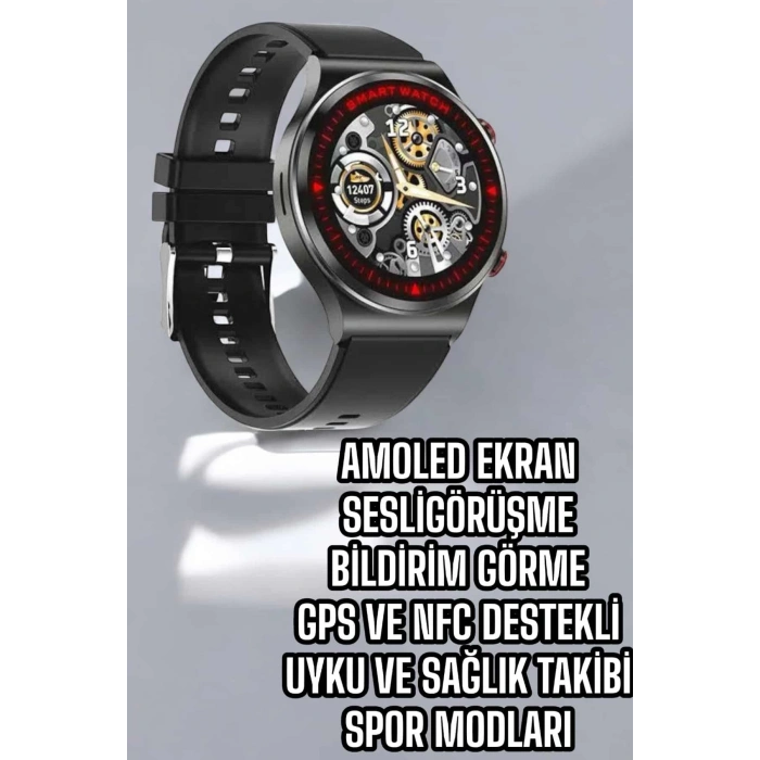 CEYLAN ADAM Bluetooth Bağlantılı Akıllı Saat Tüm Telefonlara Uyumlu Değiştirilebilir Kordon