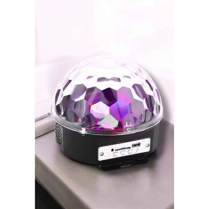CEYLAN ADAM Bluetooth ve Uzaktan Kumandalı Çok Renkli Masaüstü Disko Topu