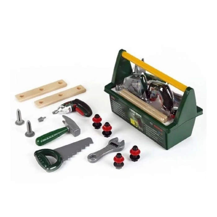 CEYLAN ADAM  Bosch Oyuncak Tamir Seti El Çantası 14 Parça