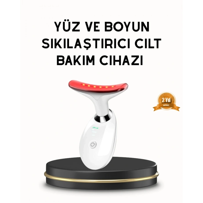 CEYLAN ADAM Boyun ve Gıdı Toparlayıcı EMS Cilt Sıkılaştırıcı 7000 Titreşim Isı Terapisi