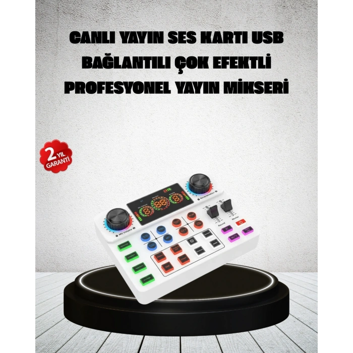 CEYLAN ADAM Canlı Yayın ve Karaoke İçin Profesyonel Ses Kartı Bluetooth Destekli