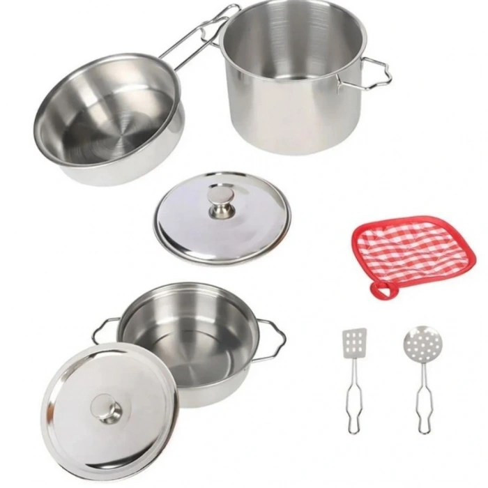 CEYLAN ADAM Çelik Tencere Tava Seti 8 Parça