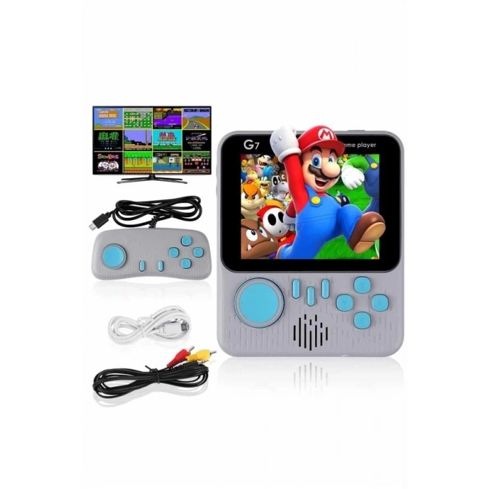 CEYLAN ADAM Çift Konsol 666 Adet Retro Oyun El Atarisi Taşınabilir 3.5 İnç Ekran