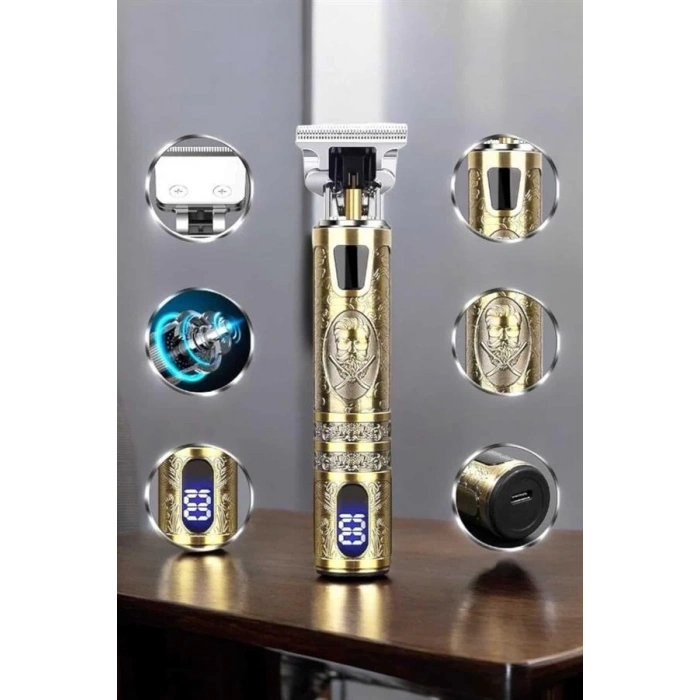 CEYLAN ADAM Çizik Tıraş Makinesi Şarjlı Paslanmaz Çelik Bıçaklı Uzun Ömürlü