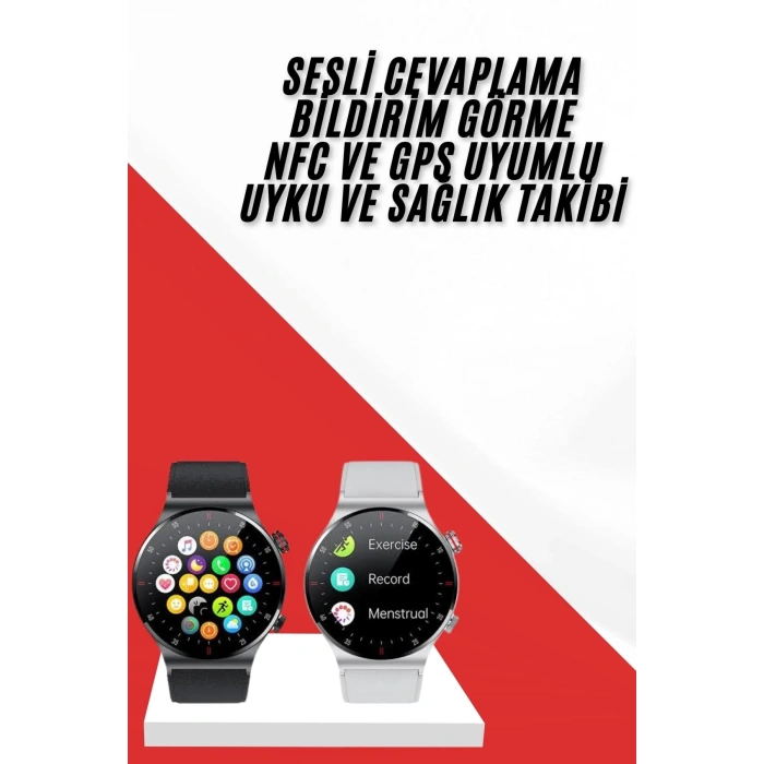CEYLAN ADAM Çok Fonksiyonlu Akıllı Saat Bluetooth Bağlantılı Çağrı Cevaplayabilen Uzun Pil Ömrü