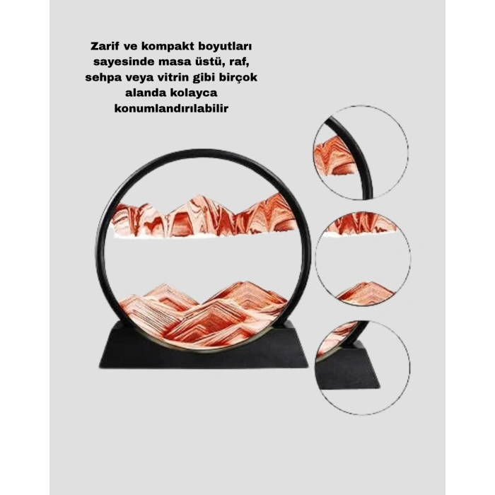 CEYLAN ADAM Dekoratif Kum Saati – Şık Masa Üstü Aksesuar, Dayanıklı Malzeme, Modern ve Klasik Tasarım